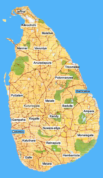 sri lanka map pictures. Sri Lanka Map