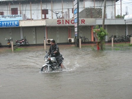 Winsor Junction Jaffna after Cyclone Nisha November 2008