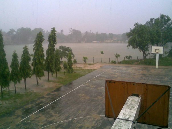 St John's College Jaffna after Cyclone Nisha November 2008