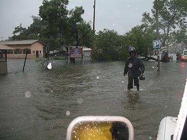 Jaffna Bus Stand after Cyclone Nisha November 2008