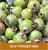 sour pomegranates