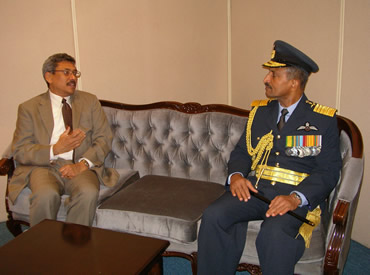 Gothabaya Rajapakse & Air Chief Marshall Donald Perera July 12, 2006
