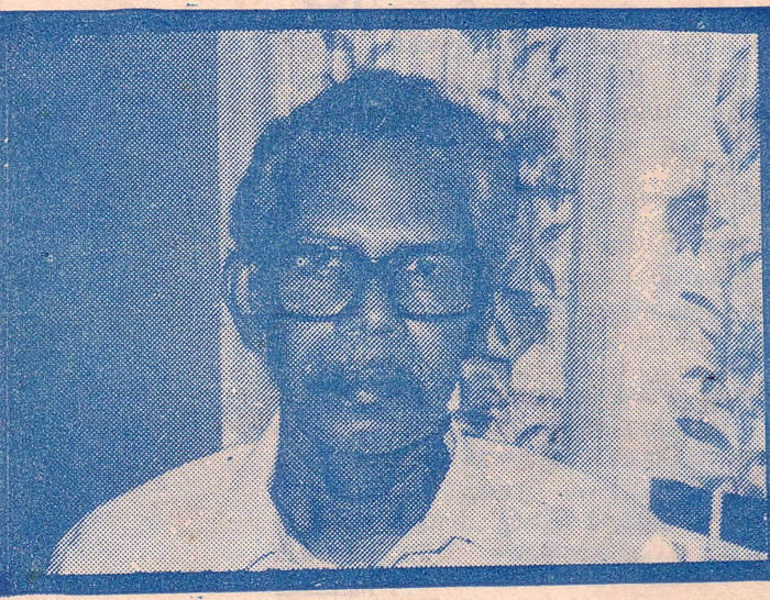 'Siritharan' Sundar Sivagnanasuntharam cartoonist humorist of Eelam Tamils