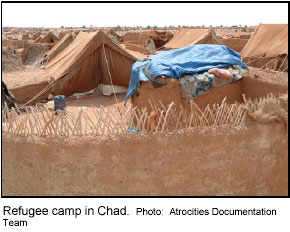 Refugee camp in Chad