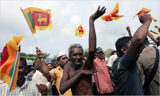 Sinhala celebrations Colombo May 17 2009