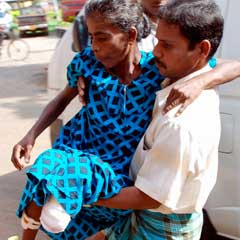 Tamil victim