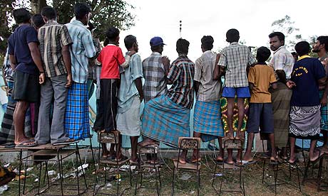 Tamil refugee camp 2009
