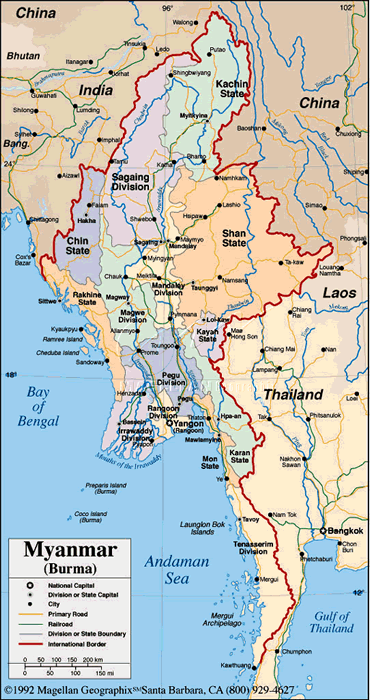Burma map