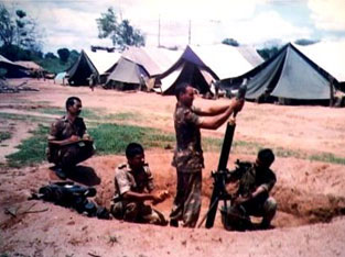 IPKF RPG placement in camp Indian Peace Keeping Force Sri Lanka