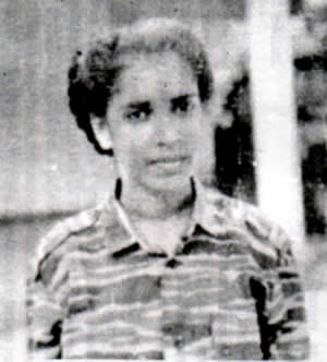 Genia LTTE fighter deputy leader of women's military wing Battle of Elephant Pass