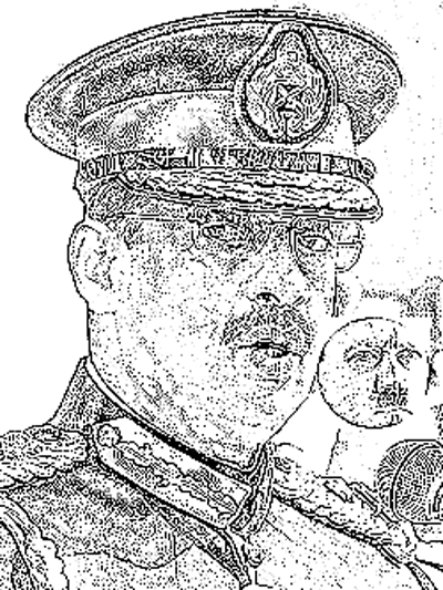 Sarath Fonseka drawing